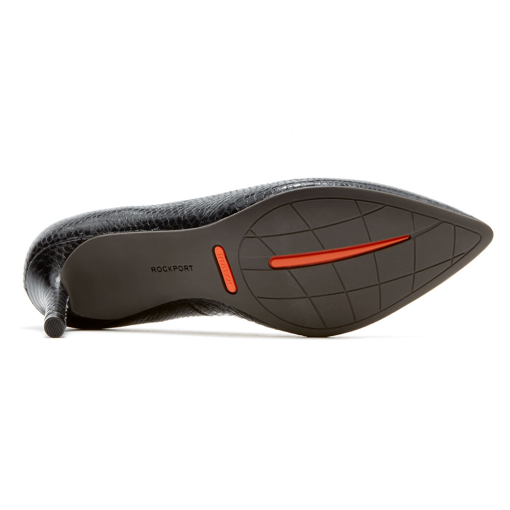 Rockport Hæler Sko Dame Svart - Total Motion 75Mm Pointed Toe - TPUB71496